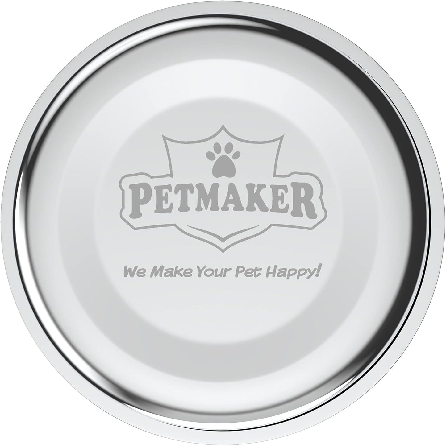 Elevate Your Pet's Dining Experience with Our Stylish Set of 2 Stainless Steel Dog Bowls - 40oz Capacity with Decorative Stand for Large Pets
