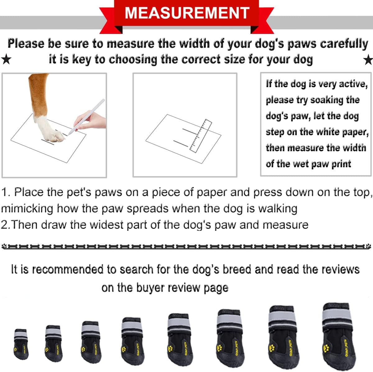 Ultimate Dog Shoes for Large Dogs - Protect Your Pup's Paws from Hot Pavement, Snow, and Rain with Water-Resistant, Skid-Resistant Boots for All Seasons!