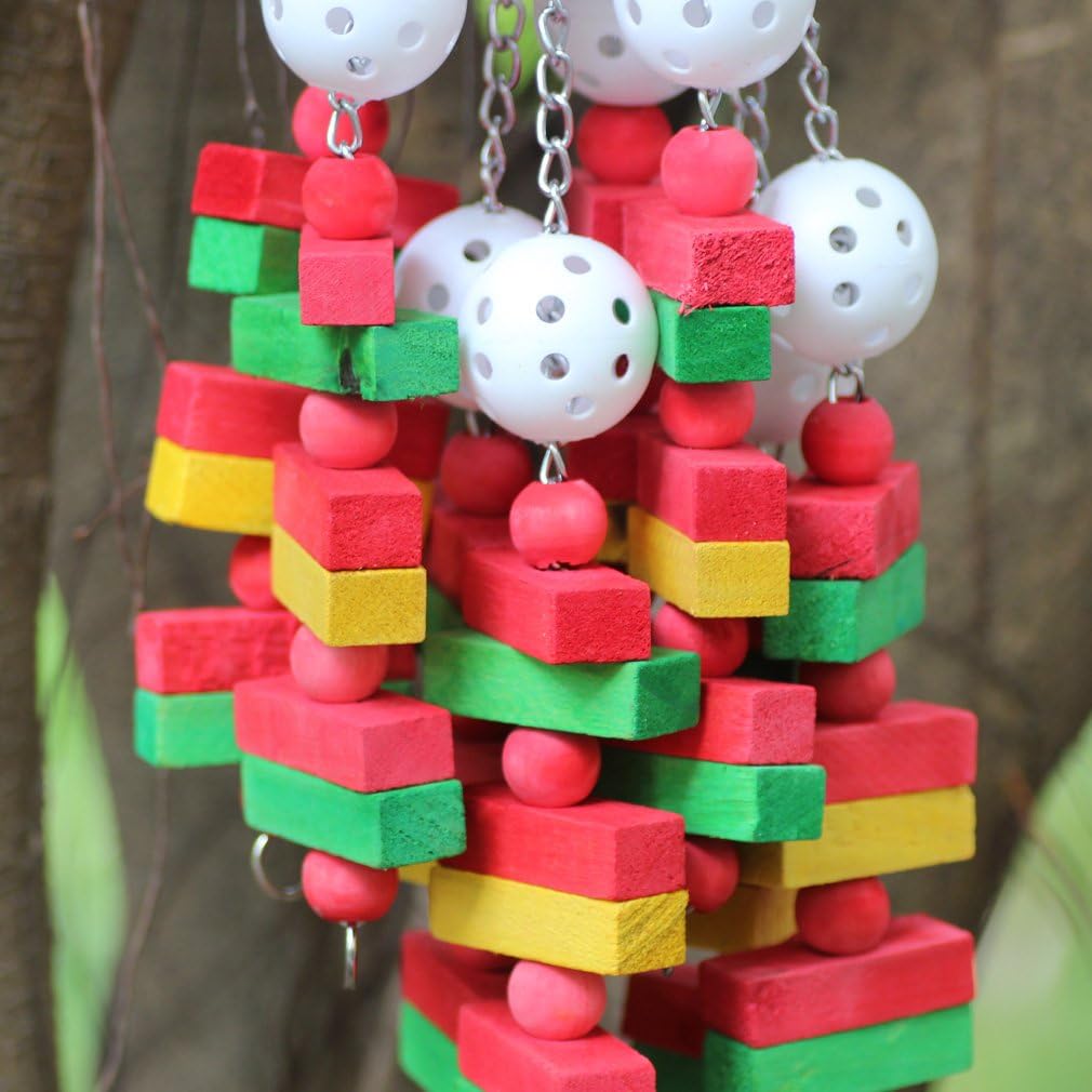 Exciting 22-Inch Bird Chewing Toy for Large and Medium Parrots - Perfect for Macaws, Cockatoos, and African Greys!