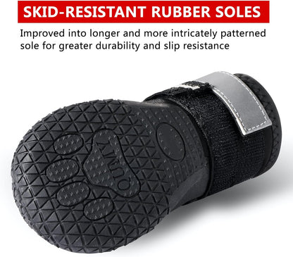 Ultimate Dog Shoes for Large Dogs - Protect Your Pup's Paws from Hot Pavement, Snow, and Rain with Water-Resistant, Skid-Resistant Boots for All Seasons!