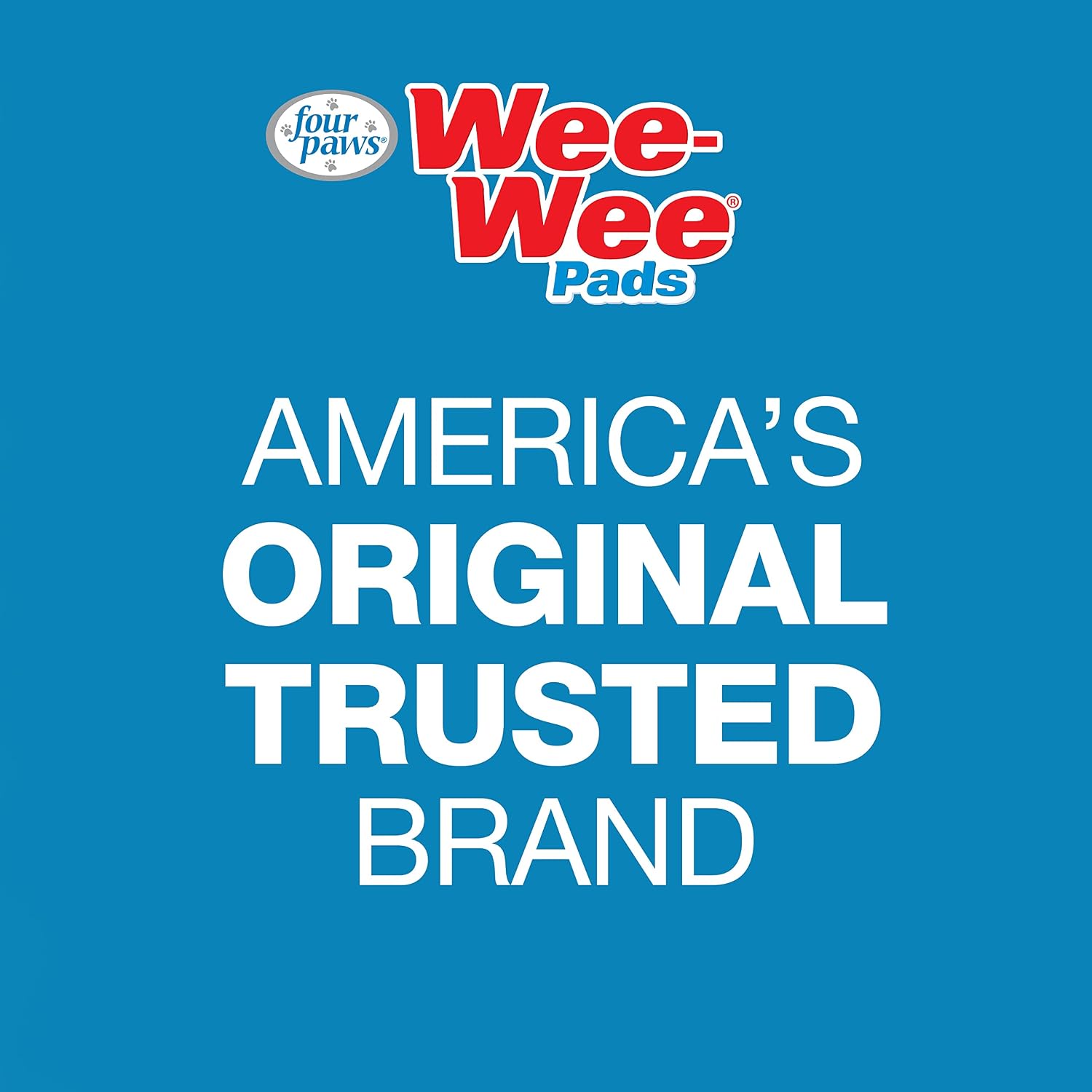 Wee-Wee Superior Performance Unscented Dog & Puppy Pee Pads - 100 Count of Leak-Proof, Quilted Potty Training Pads for All Sizes - 22" x 23"