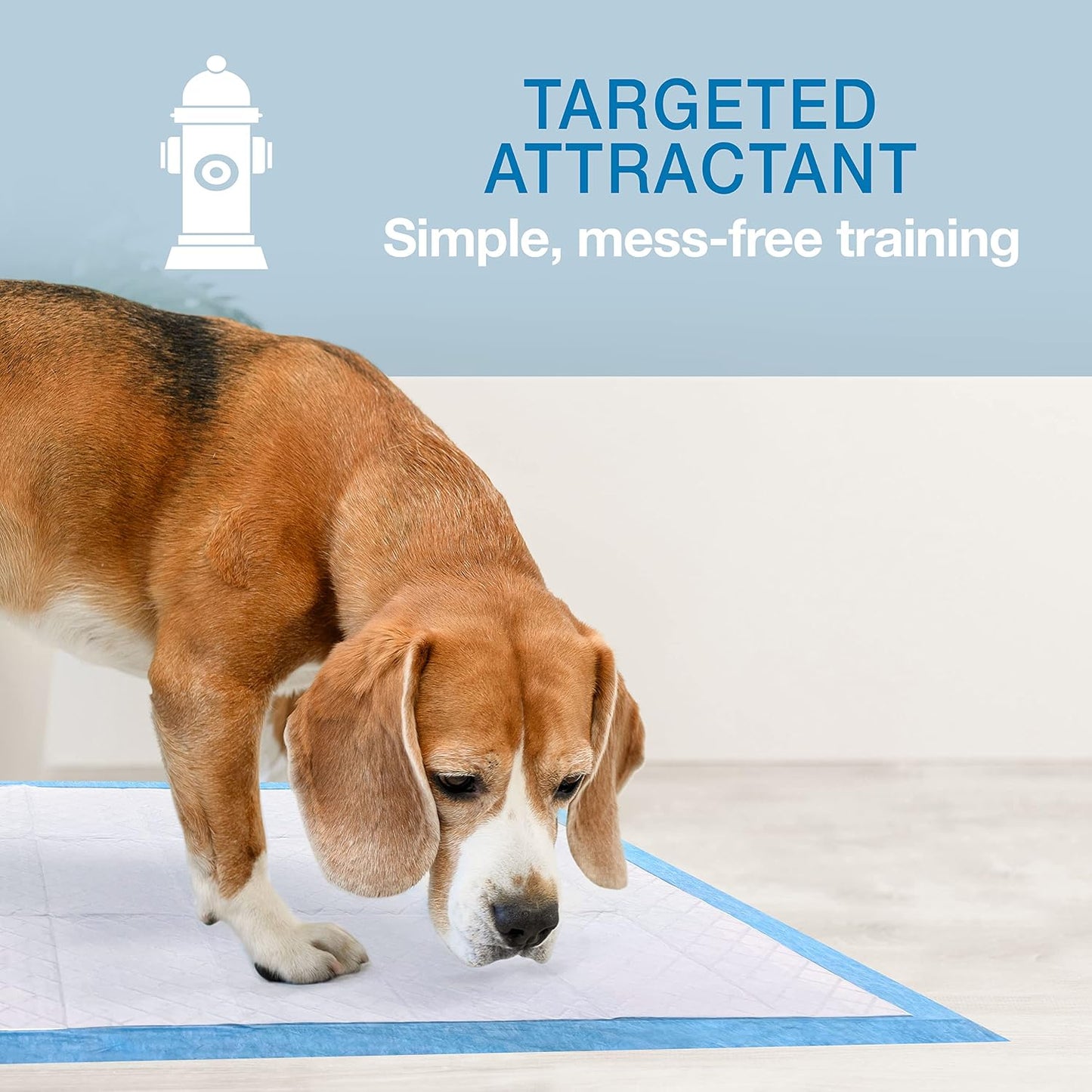 Wee-Wee Superior Performance Unscented Dog & Puppy Pee Pads - 100 Count of Leak-Proof, Quilted Potty Training Pads for All Sizes - 22" x 23"