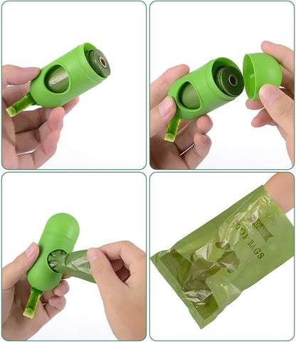 Eco-Friendly Biodegradable Dog Poop Bags - Scented Leak-Proof Waste Bags with Dispenser - 450 Count
