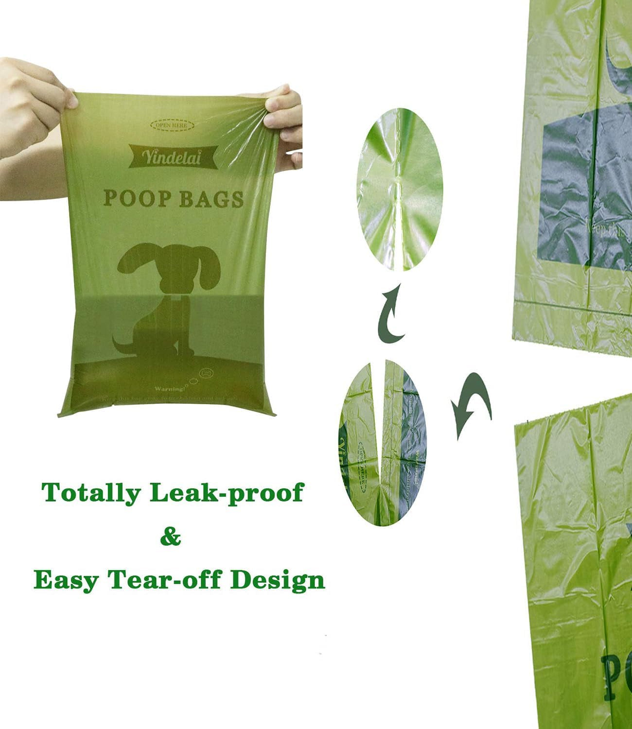 Eco-Friendly Biodegradable Dog Poop Bags - Scented Leak-Proof Waste Bags with Dispenser - 450 Count